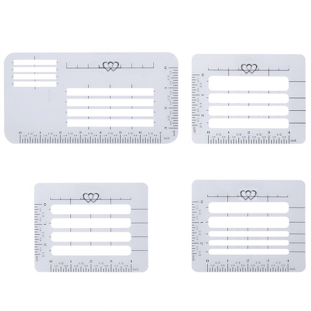 Details about   4Pcs Craft Addressing Guide Notebook Letter Envelope Stencil Set Templates RMJSG 