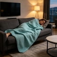 thumbnail image 6 of Summer Multi Layered Cotton Gauze Nap Blanket, Soft Breathable Air Conditioned Quilt for Bed Couch, Lightweight Travel Wrap, 6 of 6