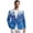 Blue Snowflake, variant on Men's Casual Blazer Long Sleeve Slim Fit Lightweight One Button Notched Lapel Christmas Dinner Business Sport Coat Jacket for Travel, Blue Snowflake Print