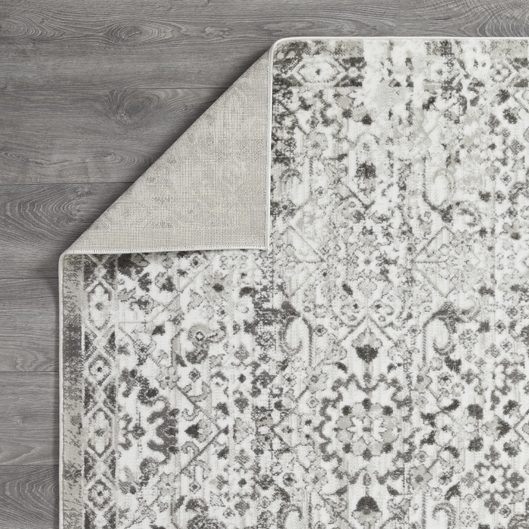 Loomaknoti Rhane Alreka 6' x 9' Gray Oriental Indoor Area Rug