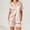 Beige#4, variant on IROINNID Women Satin Pajama Set Casual Homewear Short Sleeve Button Down Top with Ruffle Sleeves and Shorts Night Comfortable Sleepwear Homewear Soft Fabric(Black,M)