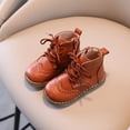 thumbnail image 3 of Botas Martin de estilo retro para niños, zapatos de cuero para niños, zapatos de otoño de caña alta, botas individuales para niñas, 3 of 5