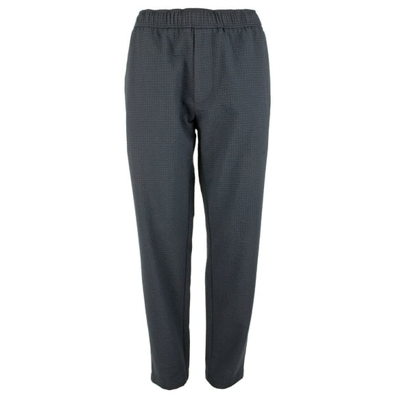 Women's Seersucker Checkered Drawstring Pants Small