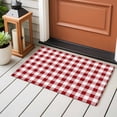 thumbnail image 5 of Rectangle Area Rug 2x3ft,Farmhsoue Christmas Red White Buffalo Check Washable Carpet Non-Slip Runner Accent Rugs Indoor Floor Mat for Bedroom Living Room Decor,Rural Style, 5 of 9
