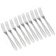 thumbnail image 1 of 10pcs Stainless Steel Dessert Forks Cocktail and Fruit Forks, 1 of 4
