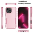 thumbnail image 2 of For iPhone 16 Pro Case 5G 2024, Sturdy Phone Case for Apple 16 Pro 6.3 inch ,Njjex Shockproof Heavy Duty Armor Hard Plastic & Rubber Rugged Bumper 2-in-1 Case Cover -Rose Gold, 2 of 6