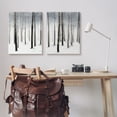 thumbnail image 2 of Stupell Industries Winter Snow Tree Forest Haze Eerie Cold Canvas Wall Art, 24 x 30, 2 of 6