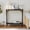 Simple-Black, variant on CBJCBJ Narrow Console Table with Charging Station, 2-Tier Simple Entryway Table for Living Room Hallway,Brown