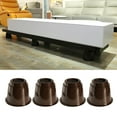 thumbnail image 4 of Elevadores de mueble Elevadores de , Elevadores de sofá/silla, Almohadilla EVA antideslizante, Patas de muebles de plástico resistente de Elevador de 5 pulgadas Yotijar Elevadores de cama, 4 of 9