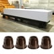 thumbnail image 5 of Muebles, mesa, sofá/, no, juego de patas de elevación de muebles de plástico resistente Elevador de café de 5 pulgadas, 5 of 9