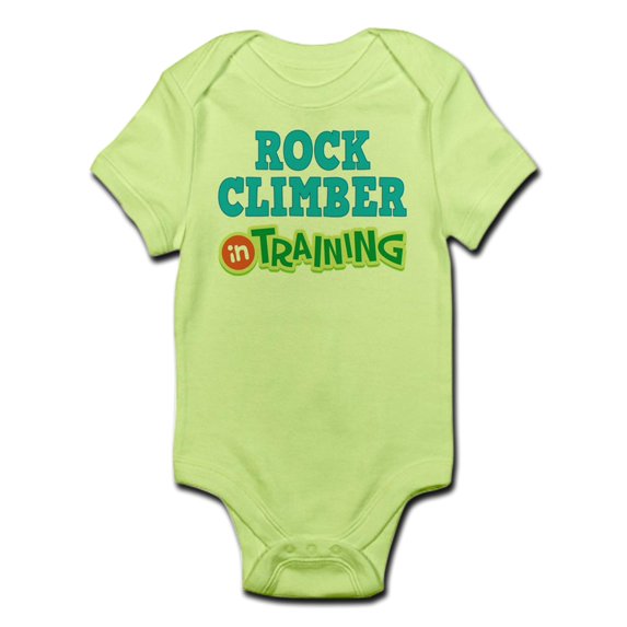 CafePress - Rock Climber In Training Infant Bodysuit - Baby Light Bodysuit