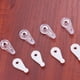 thumbnail image 4 of Moyic Clip de Panel de vidrio duradero ABS de 100 Uds., funcionamiento , seguro y elegante, utilizado para asegurar la puerta del gabinete Decoración del hogar Transparente, 4 of 6