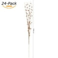 thumbnail image 4 of Sea Team 24-Pack Artificial Glitter Berry Stem Ornaments, Decorative Bead Sticks, Glittery Twigs, Picks, Branches for Christmas Tree, Small Vase, Holiday, Wedding, Party (17 Inches, Rose Gold), 4 of 5