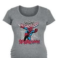 thumbnail image 3 of Marvel Spider-Man - Friendly Neighborhood - Maternity Scoop Neck Graphic T-Shirt, 3 of 5