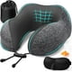thumbnail image 1 of Travel Pillow, Travel Pillows For Sleeping Airplane, Removable Cover Neck Pillow With Adjustable Clasp, Memory Foam Neck Pillow Set With Eye Mask, Ear, 1 of 5