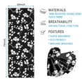 thumbnail image 2 of Pioneer Flower Floral Print Pattern Hot Yoga Mat Towel Non Slip for Hot Yoga - Quick-Drying Yoga Mat Cover with 4 Corner Pockets with Travel Bag - Hot Yoga Towel Non Slip 70"x26", 2 of 6