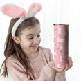 thumbnail image 6 of Ceovfoi 20oz Easter Bunny Tumbler with Lid and Straw - Cute Rabbit Themed Insulated Cup | Gift for Women, Girls, Mom | Coffee Mug, Water Bottle, Wine Glass, 6 of 6