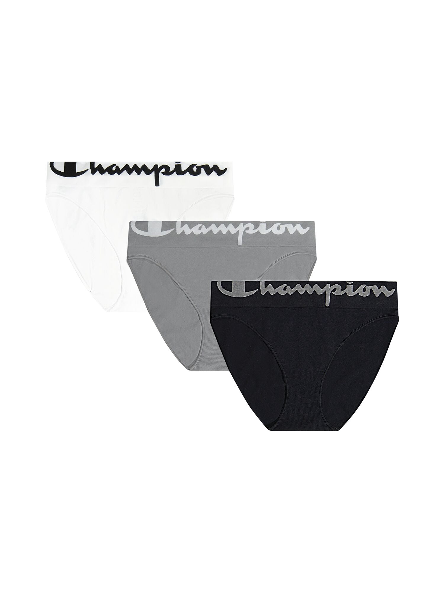 Champion Women’s Seamless High Rise Bikini Underwear, 3 Pack, Sizes S - 2XL