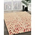thumbnail image 2 of Ahgly Company Indoor Round Patterned Construction Cone Orange Area Rugs, 3' Round, 2 of 6