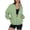 AV26_Mint Green, variant on Resicozy Womens Cropped Jackets Zip Up Lightweight Jacket Outerwear Fall Winter Clothes with Pockets Navy 2XL