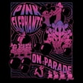 thumbnail image 2 of Men's Dumbo Pink Elephants on Parade Graphic Tee Black Small, 2 of 5
