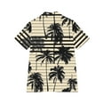 thumbnail image 5 of Hawaiian Shirts for Women Basic Collared Tee Shirt Coconut Palm Hawaii Style Tunic Blouses Button Down Short Sleeve Blouses Summer Beach Shirt Tropical Shirts Loose Flowy Cardigan, 5 of 6