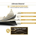 thumbnail image 4 of Qualitex Ethos Console DX RV Sofa Bed - 72" Wide - Bisque Ultimate Leather, 4 of 9