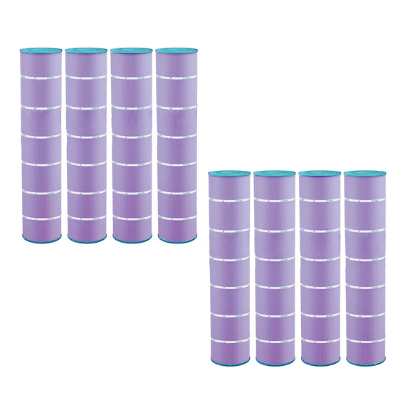 Hurricane 8 Pack HF7494-04P Purple Platinum Pool Filter Cartridge Replacement