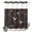 Brown, variant on No Hook Shower Curtain, Japanese Style Shower Curtains for Bathroom with See Through Top Window, Vintage Art Cranes Ocean Wave Red Waterproof & Washable Bath Curtain Long 72"x78"
