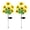 B-9B, variant on MMJ Solar Lights Outdoor 6 Head Sunflower Garden Stake Light 27.6in for Yard Patio Pathway Decoration