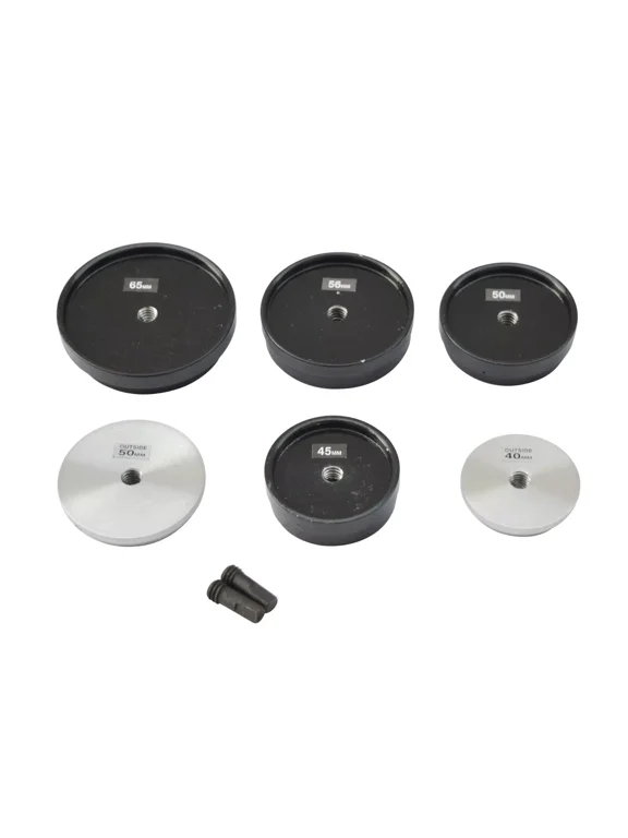 6x Set of Jumbo Watch Dies Aluminum Metal - Watch Repair Tool