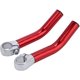 thumbnail image 2 of KAIYANG Puños de aluminio para bocina de bicicleta con tapones para extremos de varilla para manillares de 22,2 mm/0,9" - rojo, 2 of 5