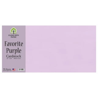 Clear Path Paper Favorites 12 x 12 inch Black Smooth Cardstock 65lb Cover (55 Sheets)