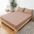 thumbnail image 2 of Four sizes, multiple colors, waterproof mattress protector - soft and breathable large bed waterproof mattress cover, noise free, washable cooling mattress pad - equipped with stretchable 18 inch dee, 2 of 9