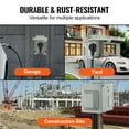 thumbnail image 5 of 50 Amp RV Power Outlet Box, 125/250 Volt, Enclosed Lockable Outdoor RV Receptacle Box, NEMA 14-50R Weatherproof Electrical Panel, for RV Camper Trailer Motorhome Tested to UL Standards, 5 of 11