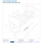Drive Medical 15005001 Shaft High & Low Manual with Semi & Full Electric Bed, 42 in.