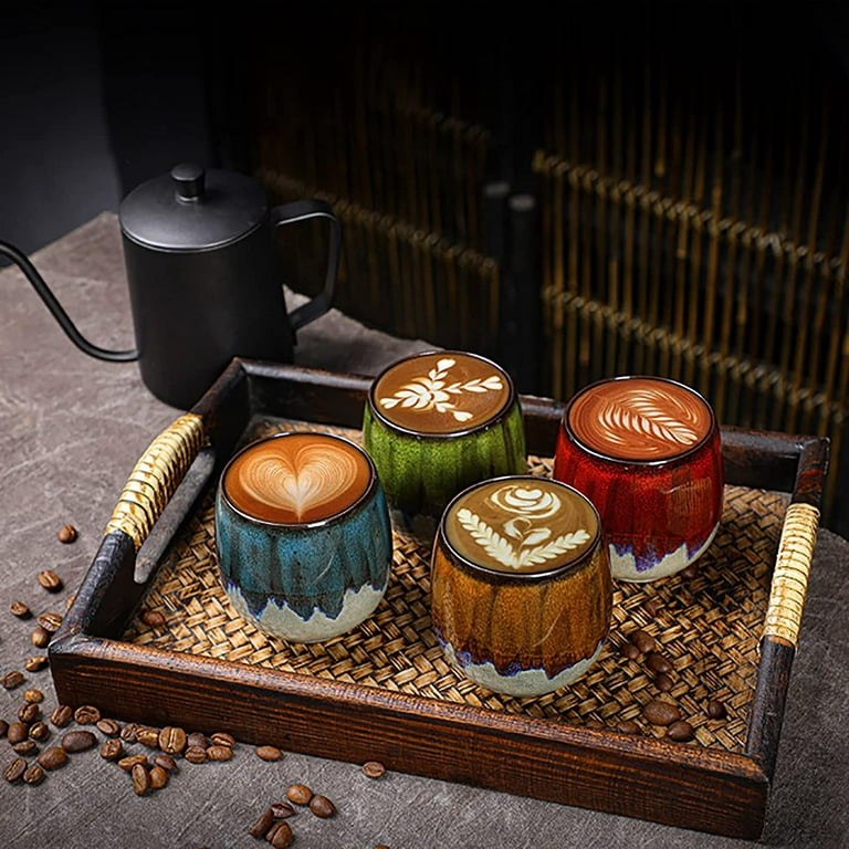 BOHEM'S Espresso Cups, 3.2 oz Small Demitasse Clear Glass Espresso  Drinkware Set, Espresso Shot Glas…See more BOHEM'S Espresso Cups, 3.2 oz  Small