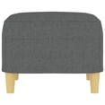 thumbnail image 2 of vidaXL Footstool Dark Grey 60x50x41 cm Fabric, 2 of 4