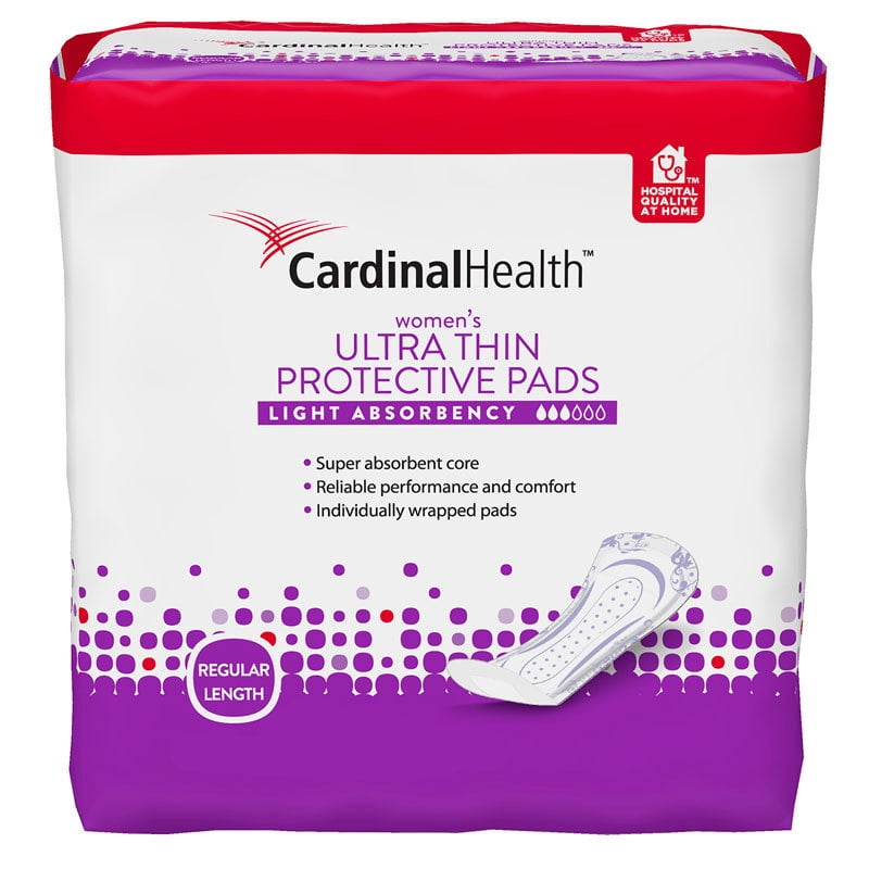 Cardinal Health Bladder Control Pad, Light Absorbency, Regular Length