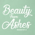 thumbnail image 5 of Wild Bobby Beauty From Ashes Isaiah 61:3 Inspirational/Christian Women Racerback Tank Top, Mint, Small, 5 of 5