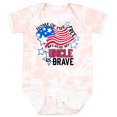 thumbnail image 3 of Inktastic Home of the Free Because My Uncle is Brave Boys or Girls Baby Bodysuit, 3 of 5