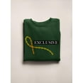 thumbnail image 3 of Exclusive W Chain Pattern Sweatshirt Women -Image by Shutterstock, Female XX-Large, 3 of 4