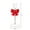 A(1 pc), variant on Tarmeek Glass Taper Candle Holder with Red Bow, Clear Glass Christmas Candlestick Holders,Candles Stand, Candles for Christmas Events Parties Wedding Receptions Table Centerpiece Decorations