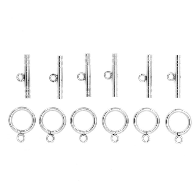 Fermoirs à Bascule, Fermoir Rond en Acier Inoxydable Fermoir à Bascule Fermoir à Bijoux Durabilité Prolongée