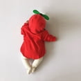 thumbnail image 5 of WIBACKER Infant Fruit Romper Sweatshirt Fancy Costume Outfit Hooded Jumpsuit for Halloween Xmas Gift - Apple, 5 of 8
