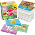 thumbnail image 1 of Benben Tarjetas Flash para Niños Pequeños 125 Tarjetas Educativas Extra Gruesas De Doble Cara Alfabeto Número Forma Animal Color Actividades De Aprendizaje Preescolar Regalo para Niños 1 2 3 4 Años, 1 of 5