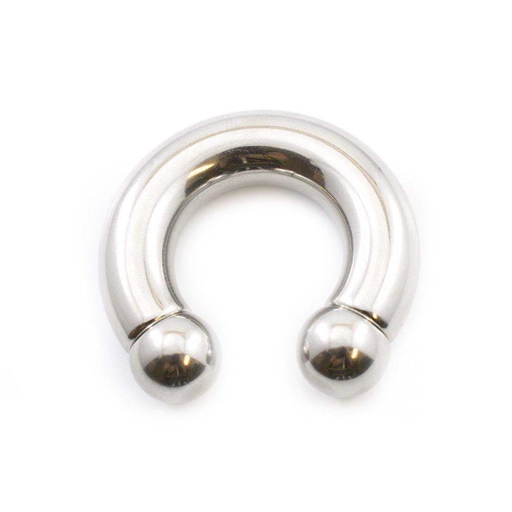 Circular Barbells Horseshoe Surgical Steel Internally Threaded 3.2mm 8g 