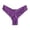 Purple, variant on Sexy Seamless Thongs Women Lace Underwear Breathable Low Rise T-Back Panties (Red, S)