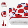 thumbnail image 6 of REGALWOVEN Oven Mitts and Pot Holders Sets of 6, Kitchen Oven Gloves, Heat Resistant Oven Mitts and Pot Holders for Kitchen Red 11x7.1inch, 6 of 7