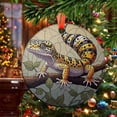thumbnail image 2 of Leopard Gecko Christmas Ornament, Ceramic/Acrylic Ornament, Mom’s Day Keepsake, Romantic Valentine Decor, Festival Season Ornament, Commemorative 2025, 2 of 5